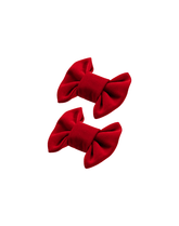 Red Bow Clips
